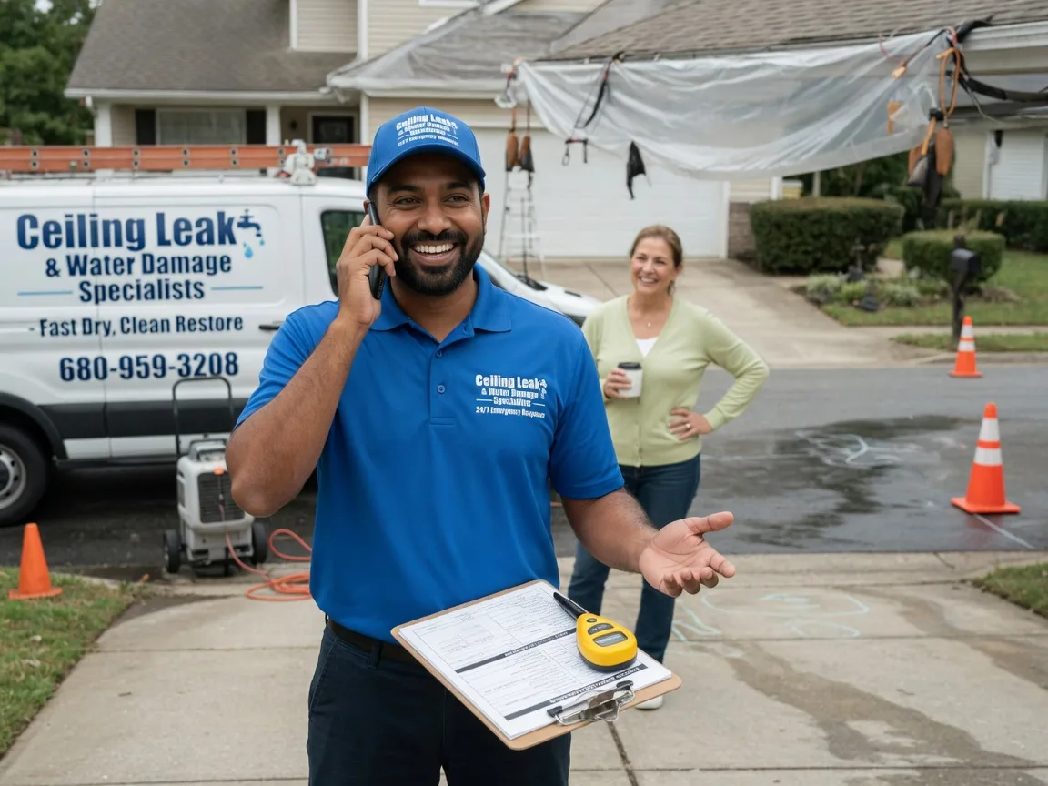 Ceiling Leak Cleanup Dazey, ND FAQs